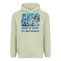 Matcha snuggle up gnomies it's coll outside Heavyweight Hoodie - BarkalooDesign