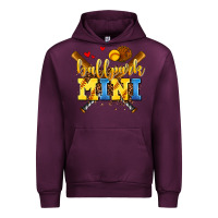 Mauve Wine ballpark mini Urban Hoodie - AdoDesignShop