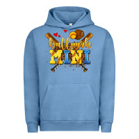 Pigment Pebble Blue ballpark mini Urban Hoodie - AdoDesignShop