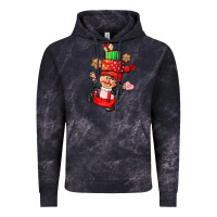 Cloud Black cute christmas girl gnome Vintage Hoodie - CowGirlArtShop