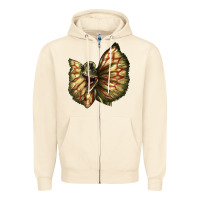Sandshell dilophosaurus face Zipper Hoodie - LillyAllenDesigns