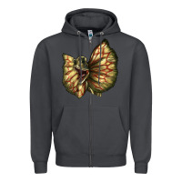 Smoke dilophosaurus face Zipper Hoodie - LillyAllenDesigns