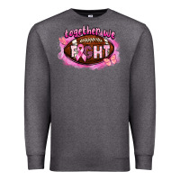 Charcoal Heather together we fight football Premium Sweatshirt - BarkalooDesign