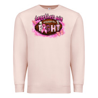 Pale Pink together we fight football Premium Sweatshirt - BarkalooDesign