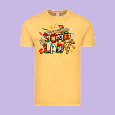 Cinco De Mayo Soap Lady Vintage Tee Designed By Cowgirlartshop
