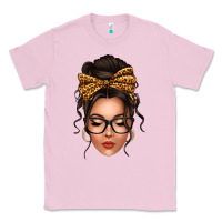Bubblegum Pink caucasian leopard messy bun Classic Tee - texasbilliewilder