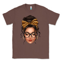 Chestnut caucasian leopard messy bun Classic Tee - texasbilliewilder