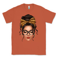 Copper caucasian leopard messy bun Classic Tee - texasbilliewilder