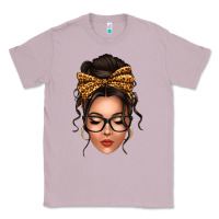 Lilac caucasian leopard messy bun Classic Tee - texasbilliewilder