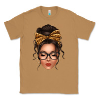 Toasted Coconut caucasian leopard messy bun Classic Tee - texasbilliewilder