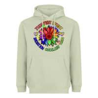 Oncology Team Sunflower Malia Heavyweight Hoodie | Teevron