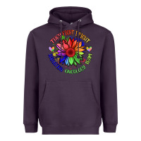 Plum oncology team sunflower malia Heavyweight Hoodie - BarkalooDesign