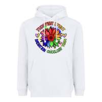 White oncology team sunflower malia Heavyweight Hoodie - BarkalooDesign