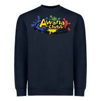 Navy vintage awana clubs Heavyweight Sweatshirt - InspiraDesign