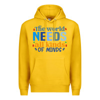Lemon The world needs all kinds of minds Premium Hoodie - CowhideDigitalArt