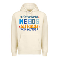 Tofu The world needs all kinds of minds Premium Hoodie - CowhideDigitalArt