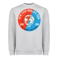 Heather Grey New York World's Fair 196465 Heavyweight Sweatshirt - InspiraDesign