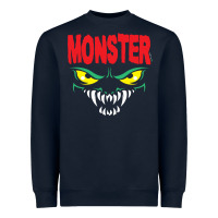 Navy monster Heavyweight Sweatshirt - InspiraDesign
