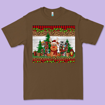 Joy Reindeer Premium Tee Designed By Jasminsmagicworld