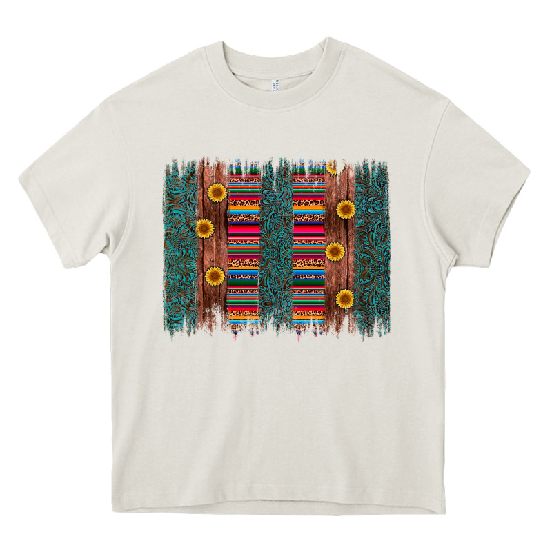 Sunflower Serape Brush Stroke Heavy Core Tee by Artiststas | Teevron