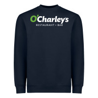 Navy O'Charley's Resto and Bar Heavyweight Sweatshirt - InspiraDesign