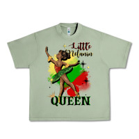 Oil Green little melanin queen Urban Heavy Tee - CowGirlArtShop