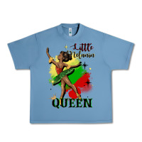 Pebble Blue little melanin queen Urban Heavy Tee - CowGirlArtShop