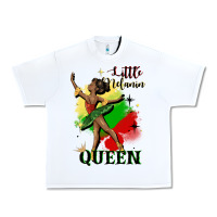 White little melanin queen Urban Heavy Tee - CowGirlArtShop