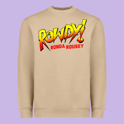 Ronda Rousey Merch Rowdy Ronda Rousey Shirt Heavyweight Sweatshirt Designed By Inspiradesign