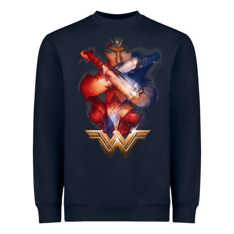 Wonder Woman Movie Arms Crossed T Shirt Heavyweight Sweatshirt by InspiraDesign | Teevron
