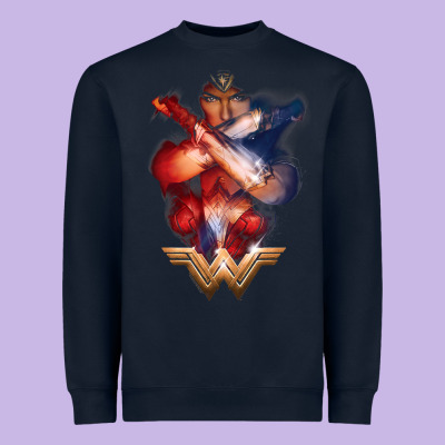 Wonder Woman Movie Arms Crossed T Shirt Heavyweight Sweatshirt Designed By Inspiradesign