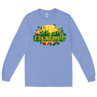 Colony Blue St. Patrick's Day American Football Long Sleeve Tee - HowdyJamesFarm