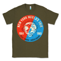 Army Green New York World's Fair 196465 Classic Tee - InspiraDesign
