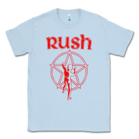 Dusty Blue vintage starman Classic Tee - InspiraDesign