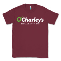 Burgundy O'Charley's Resto and Bar Classic Tee - InspiraDesign