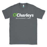 Charcoal Heather O'Charley's Resto and Bar Classic Tee - InspiraDesign
