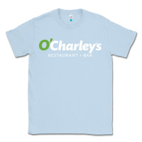 Dusty Blue O'Charley's Resto and Bar Classic Tee - InspiraDesign