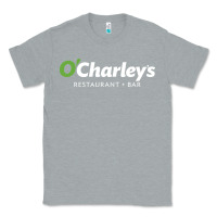Heather Grey O'Charley's Resto and Bar Classic Tee - InspiraDesign