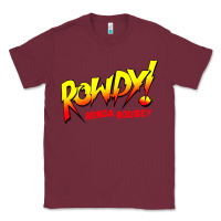 Burgundy Ronda Rousey Merch Rowdy Ronda Rousey Shirt Classic Tee - InspiraDesign