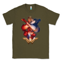 Army Green wonder woman movie arms crossed t shirt Classic Tee - InspiraDesign