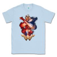Dusty Blue wonder woman movie arms crossed t shirt Classic Tee - InspiraDesign