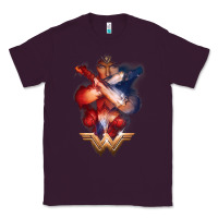 Plum wonder woman movie arms crossed t shirt Classic Tee - InspiraDesign