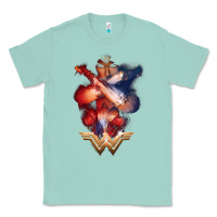Seafoam wonder woman movie arms crossed t shirt Classic Tee - InspiraDesign