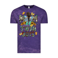 Cloud Purple mom of twin boys mother's day Vintage Tee - CowGirlArtShop