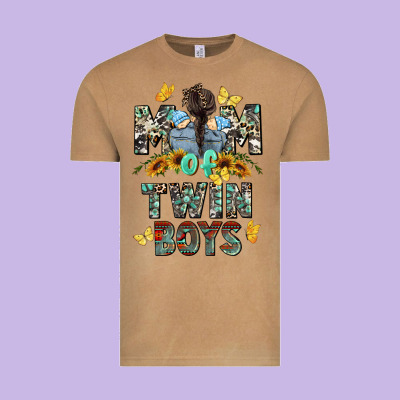 Mom Of Twin Boys Mother's Day Vintage Tee Designed By Cowgirlartshop
