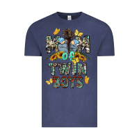 Vintage Denim mom of twin boys mother's day Vintage Tee - CowGirlArtShop