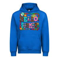 Cobalt hello summer Urban Hoodie - AdoDesignShop