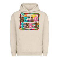Pigment French Oak hello summer Urban Hoodie - AdoDesignShop