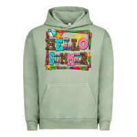 Pigment Oil Green hello summer Urban Hoodie - AdoDesignShop