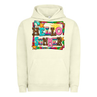 Pigment Pistachio hello summer Urban Hoodie - AdoDesignShop